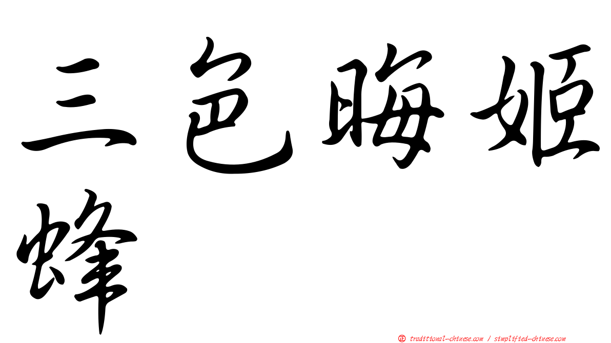三色晦姬蜂