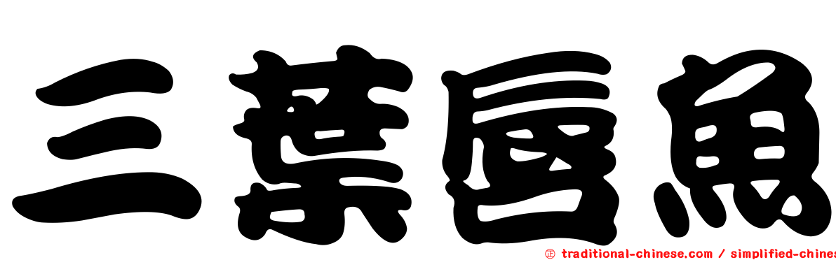 三葉唇魚