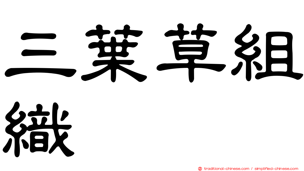 三葉草組織