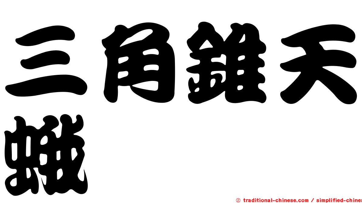 三角錐天蛾