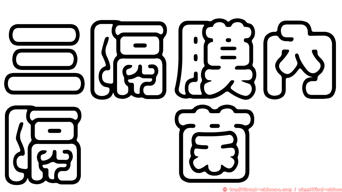 三隔膜內隔孢菌