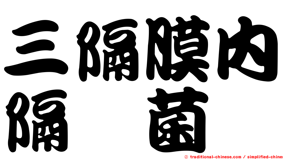 三隔膜內隔孢菌