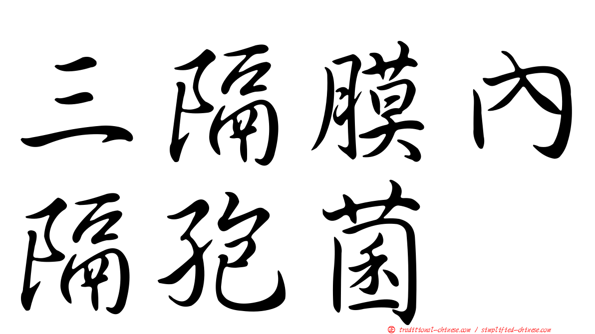 三隔膜內隔孢菌