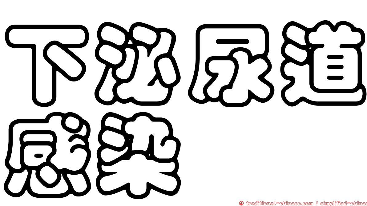 下泌尿道感染