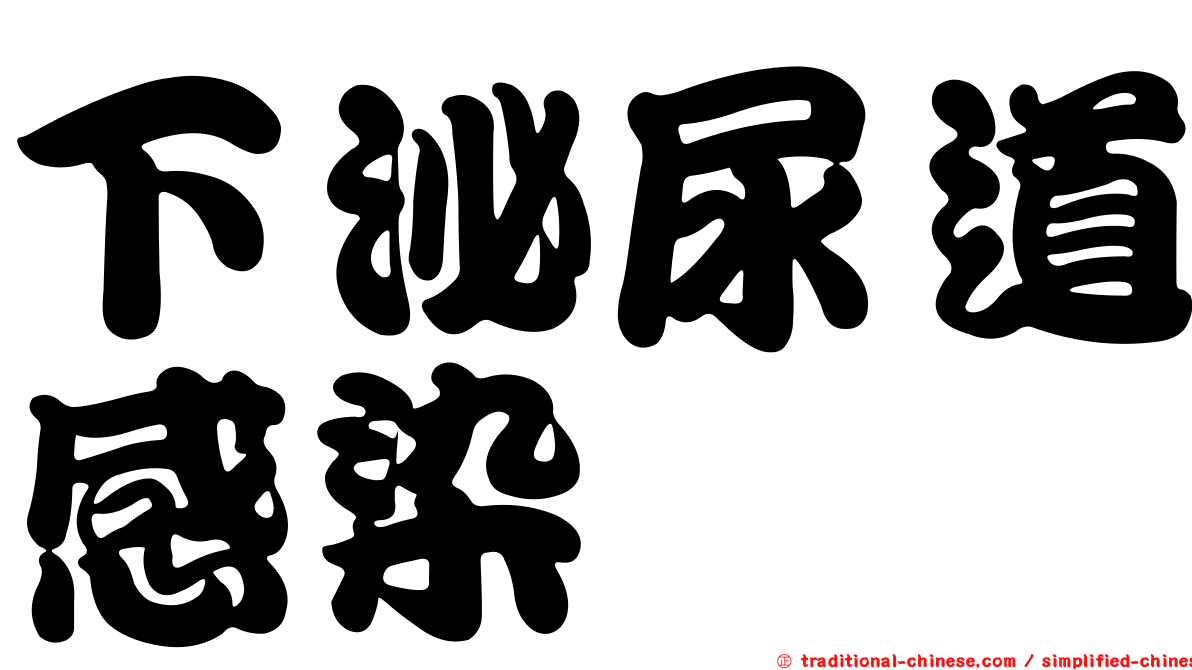 下泌尿道感染