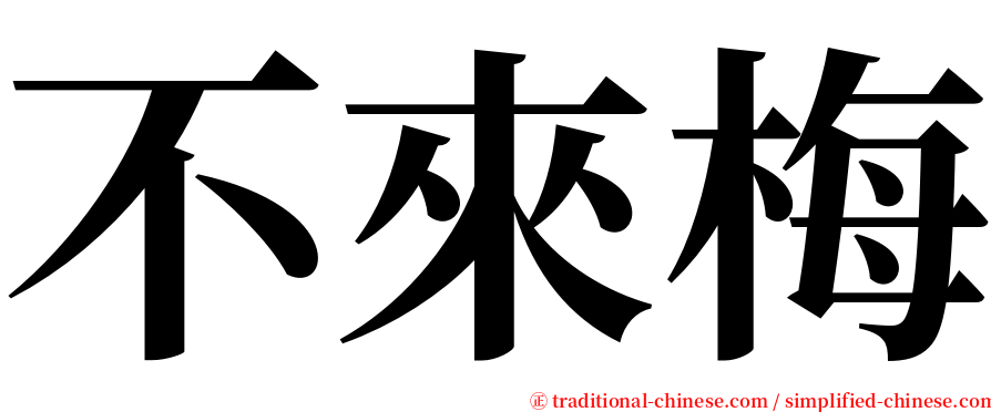 不來梅 serif font