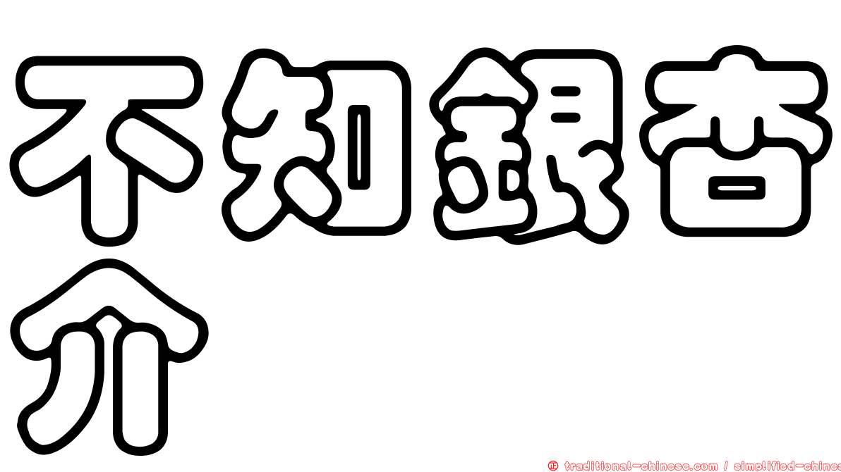 不知銀杏介