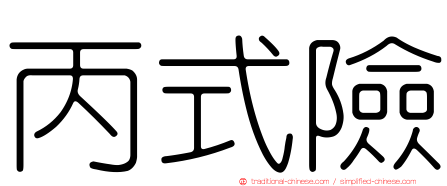 丙式險