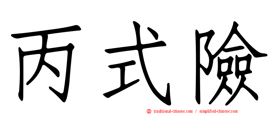 丙式險