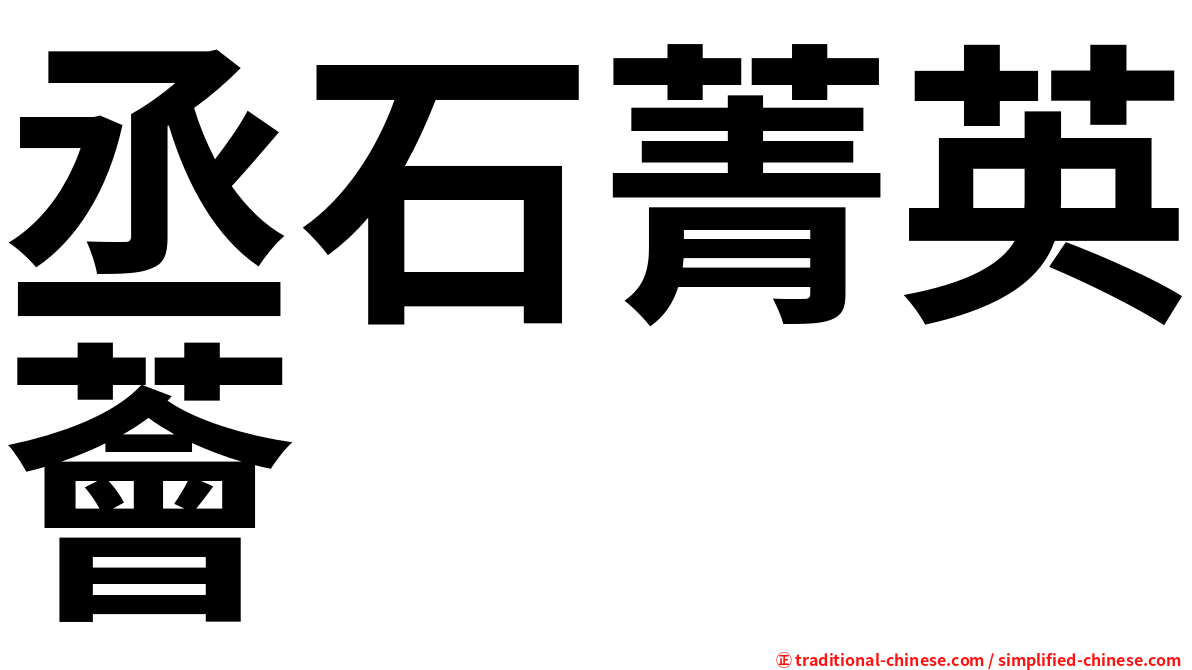 丞石菁英薈