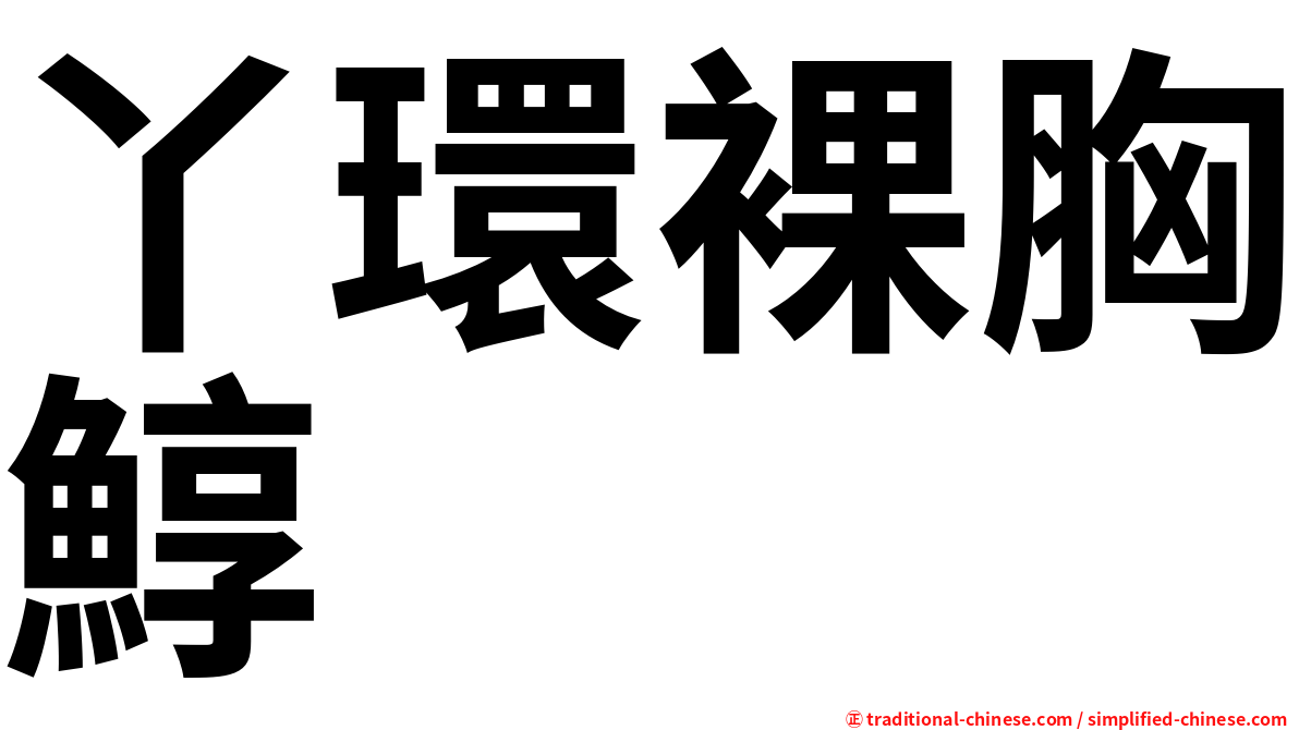 丫環裸胸鯙