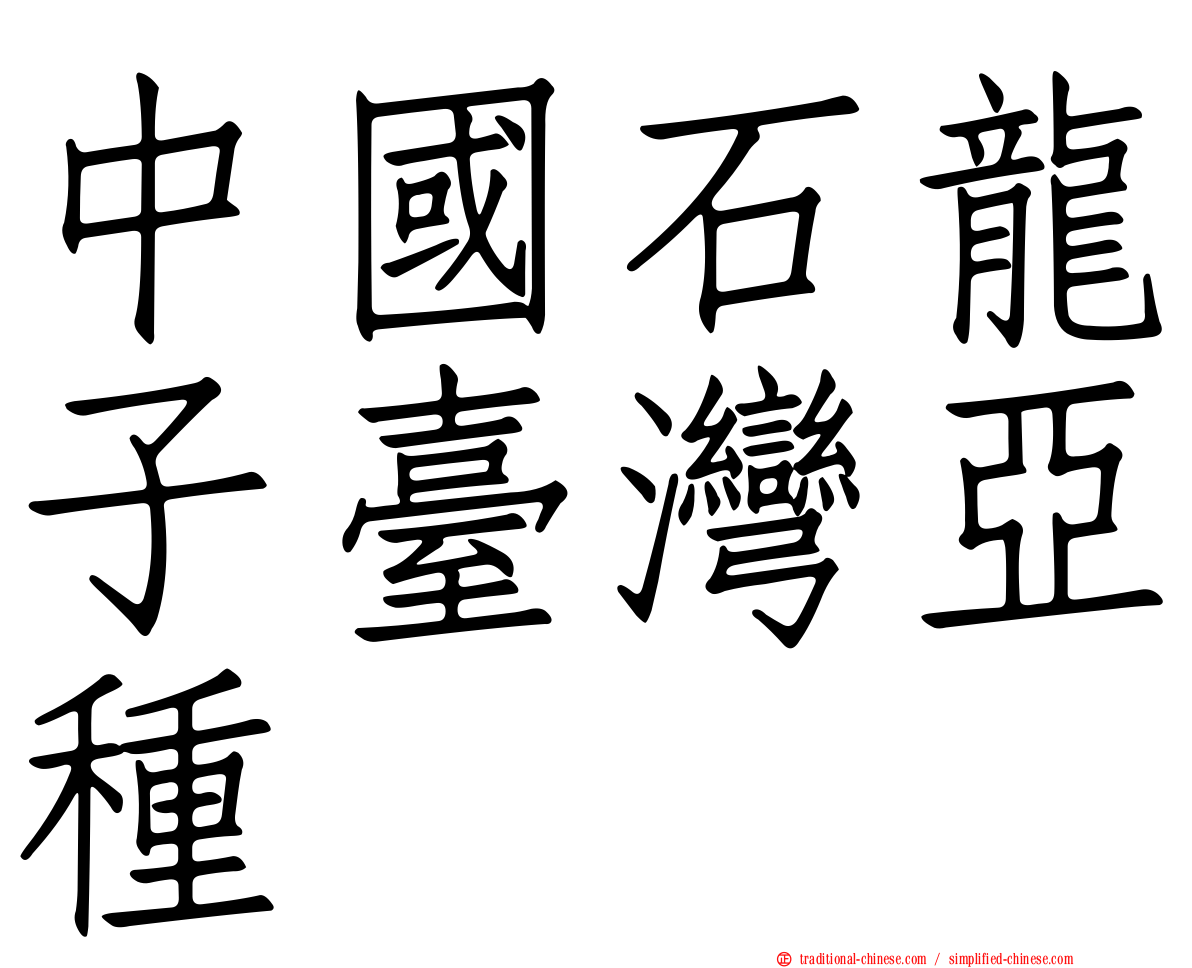 中國石龍子臺灣亞種