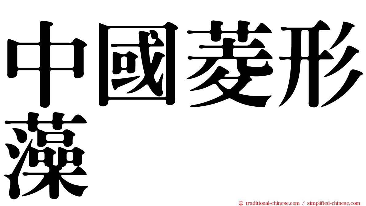 中國菱形藻