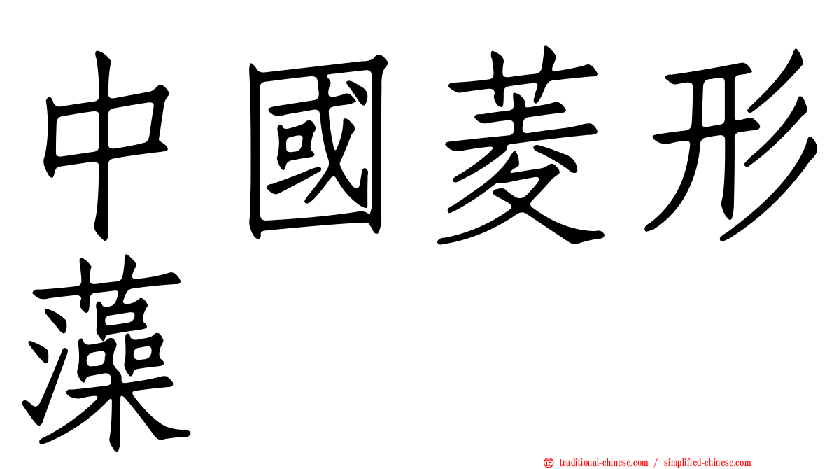 中國菱形藻