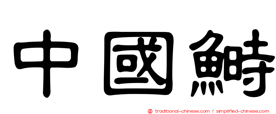 中國鰣