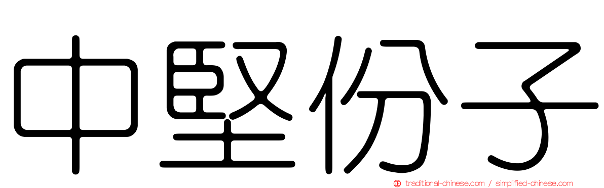 中堅份子