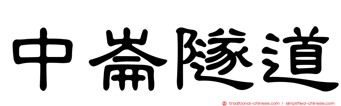 中崙隧道