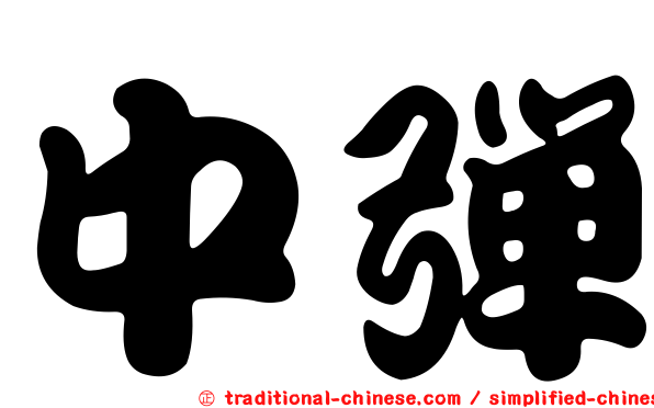 中彈