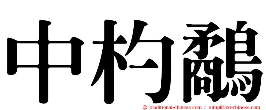 中杓鷸