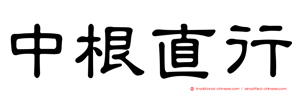 中根直行