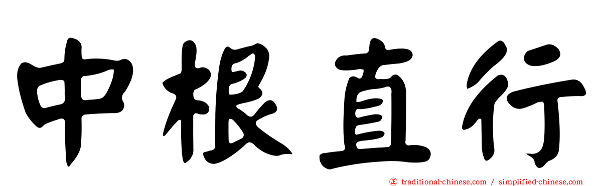 中根直行