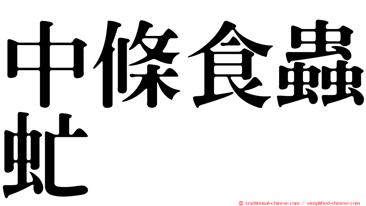 中條食蟲虻