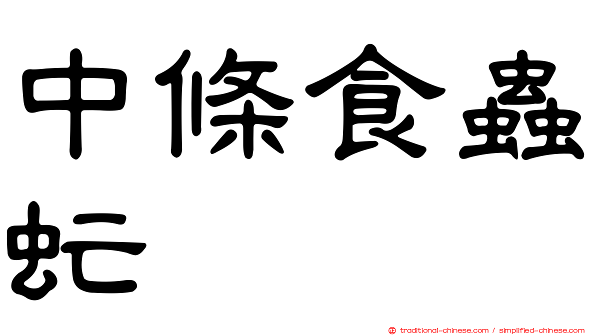 中條食蟲虻