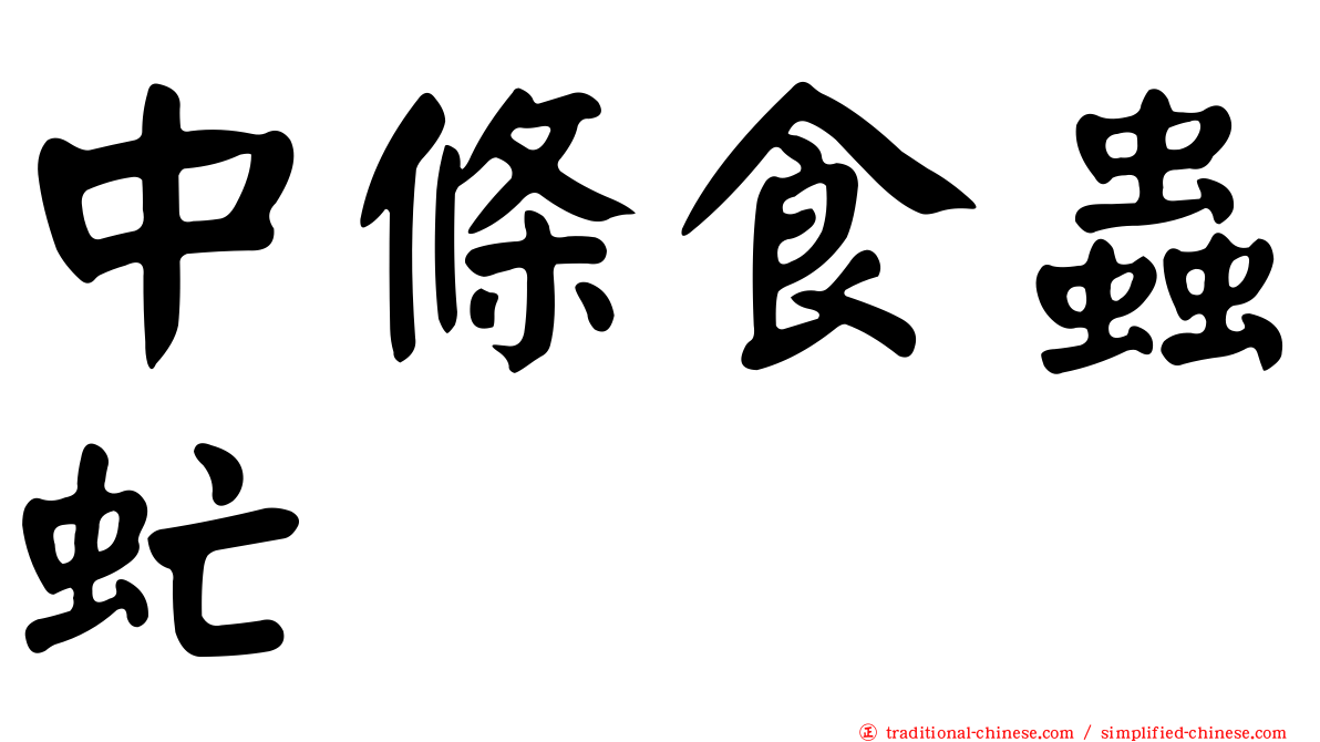 中條食蟲虻