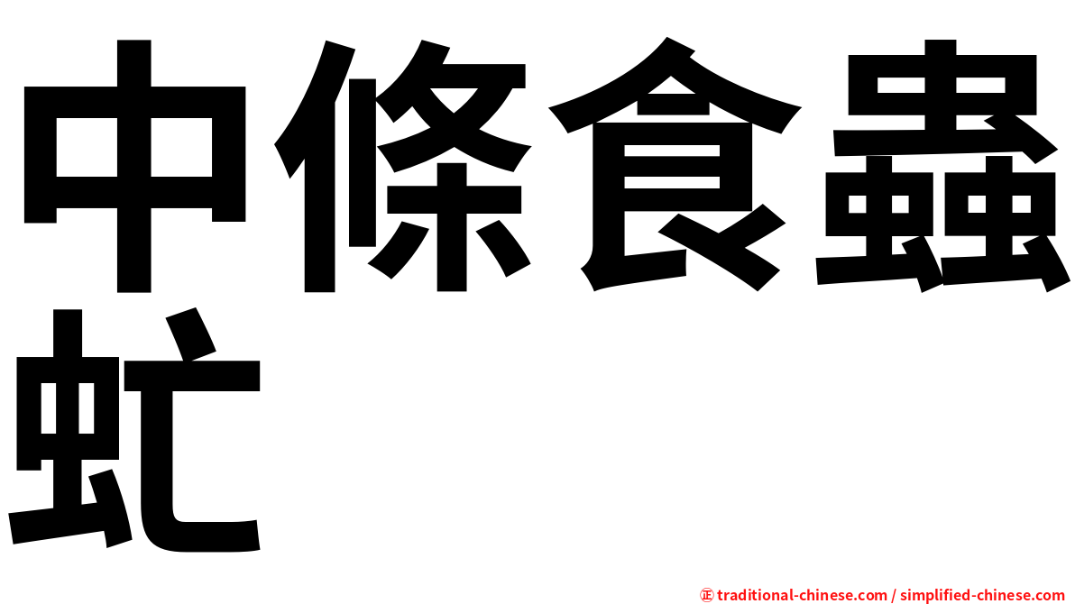 中條食蟲虻