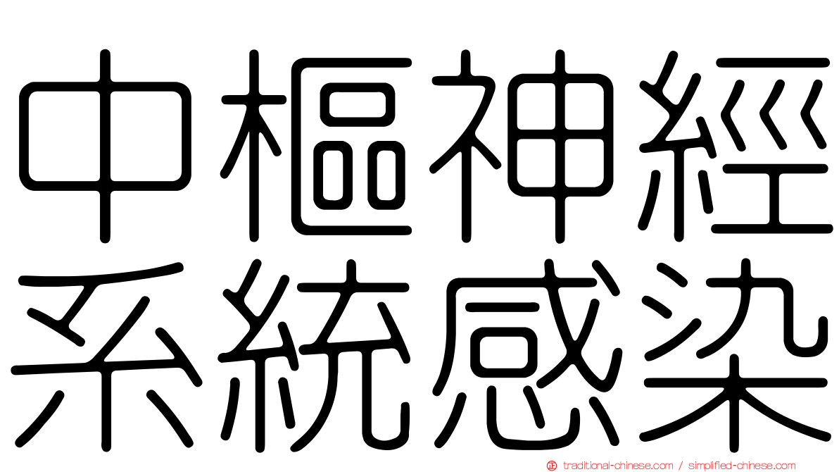 中樞神經系統感染