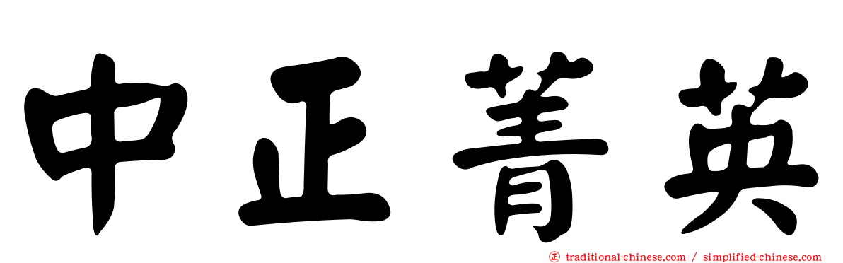 中正菁英