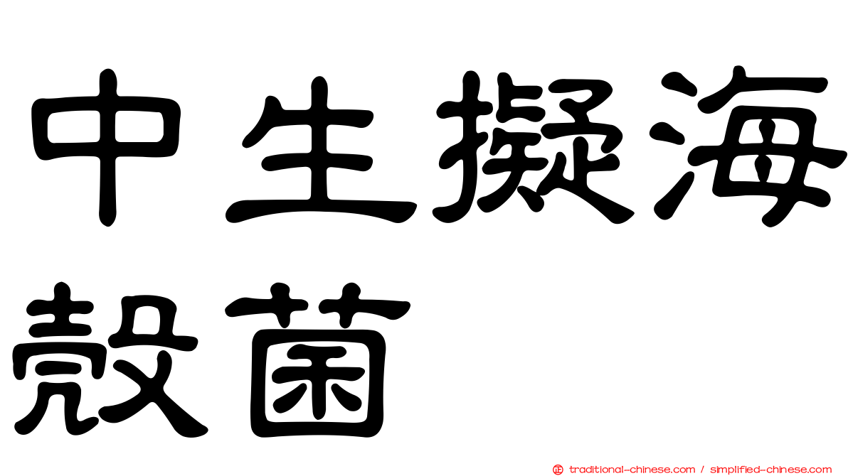中生擬海殼菌
