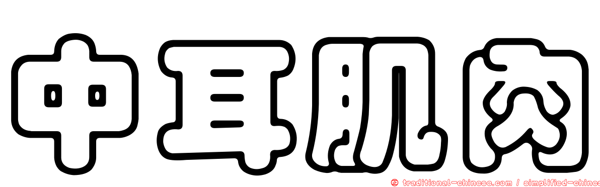 中耳肌肉
