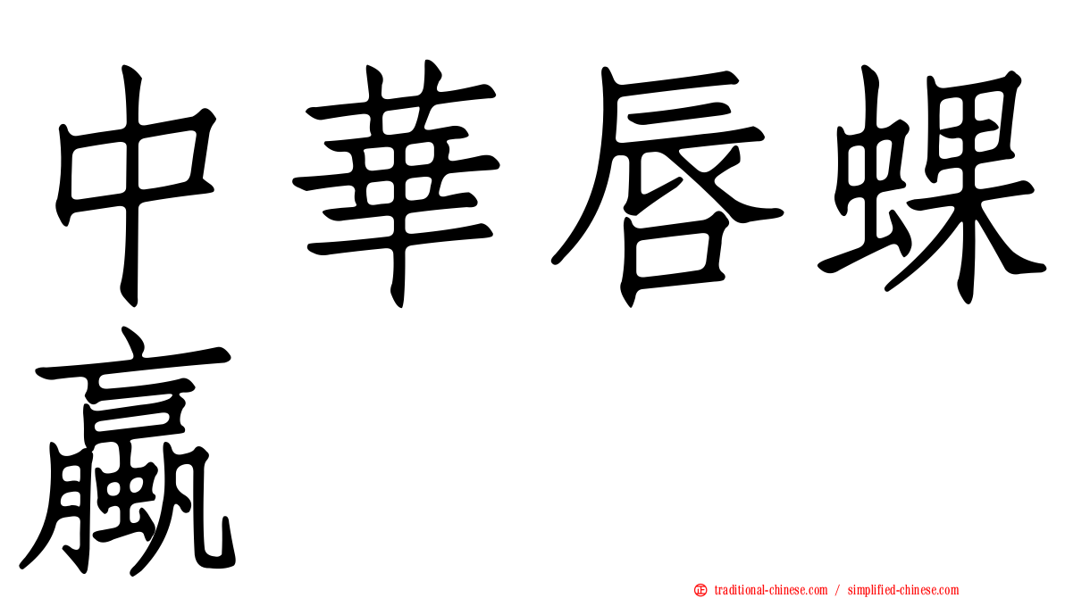 中華唇蜾蠃