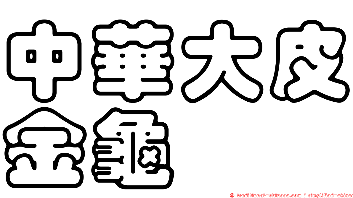 中華大皮金龜