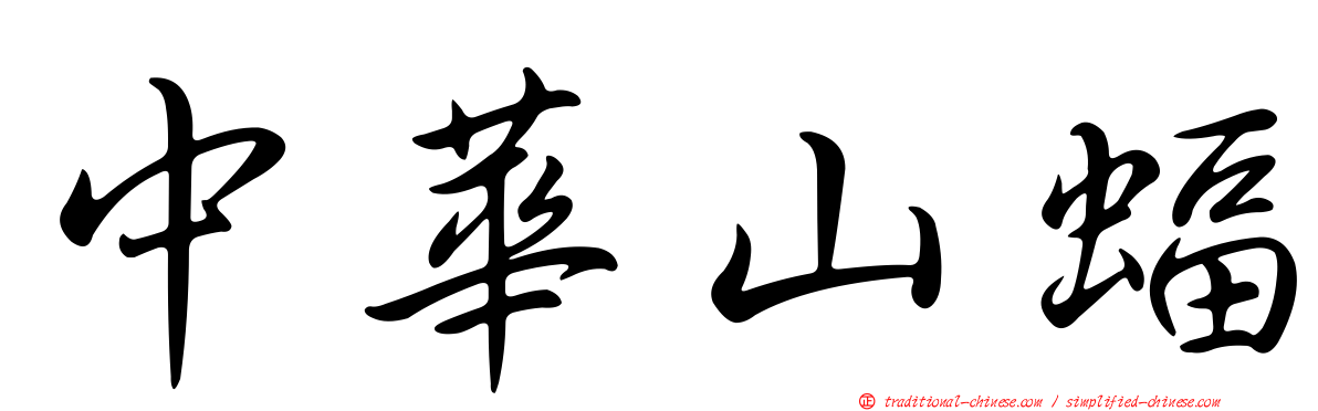 中華山蝠