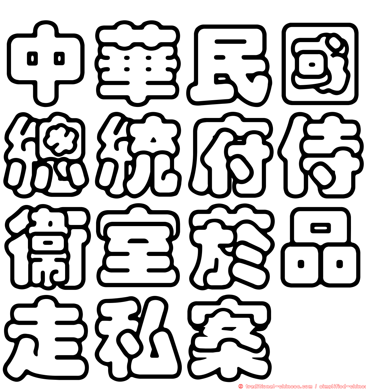 中華民國總統府侍衛室菸品走私案