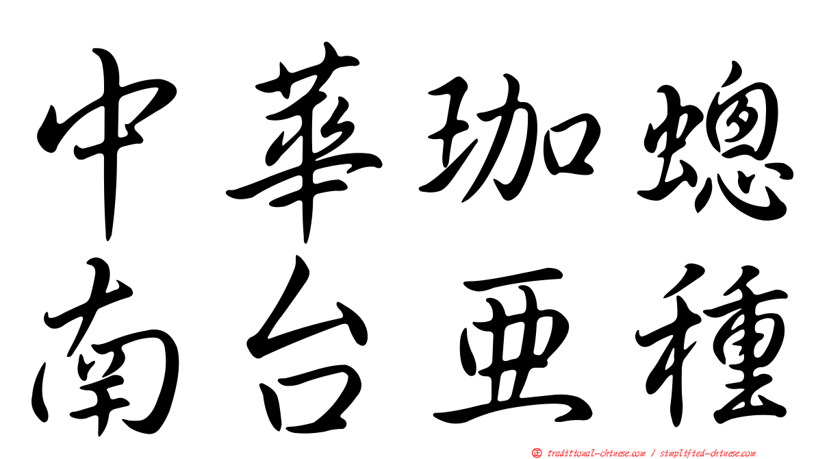 中華珈蟌南台亞種