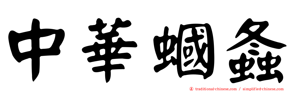 中華蟈螽