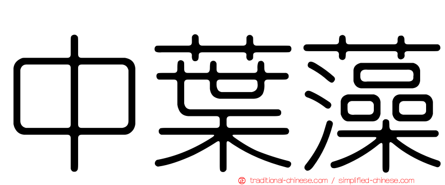 中葉藻