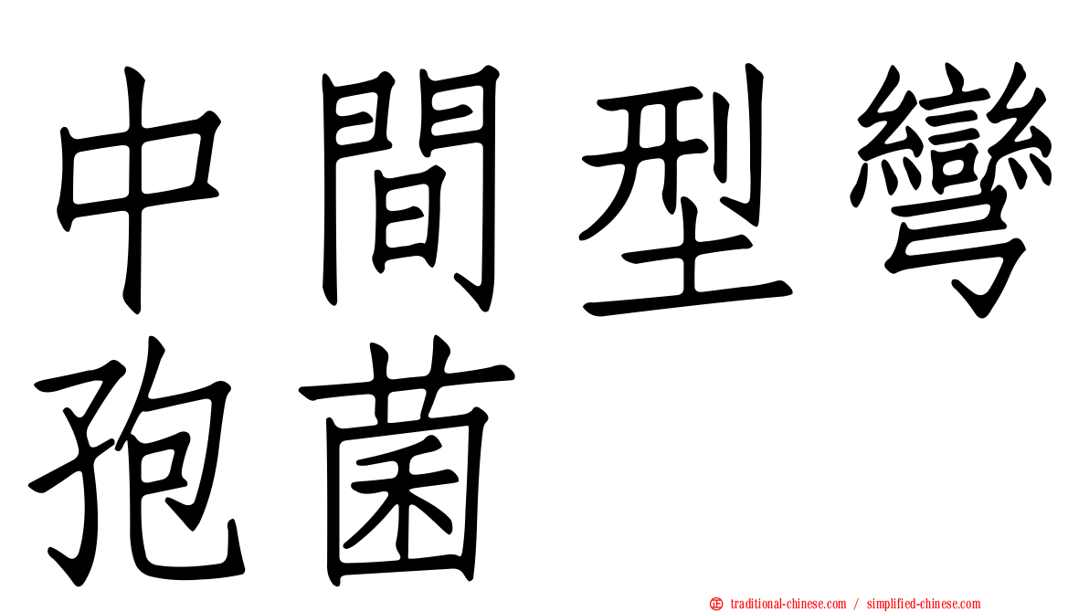 中間型彎孢菌