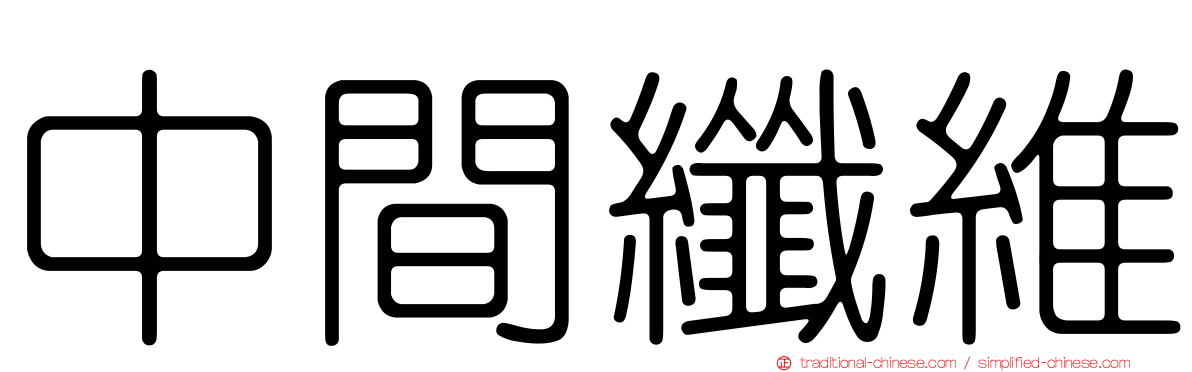 中間纖維