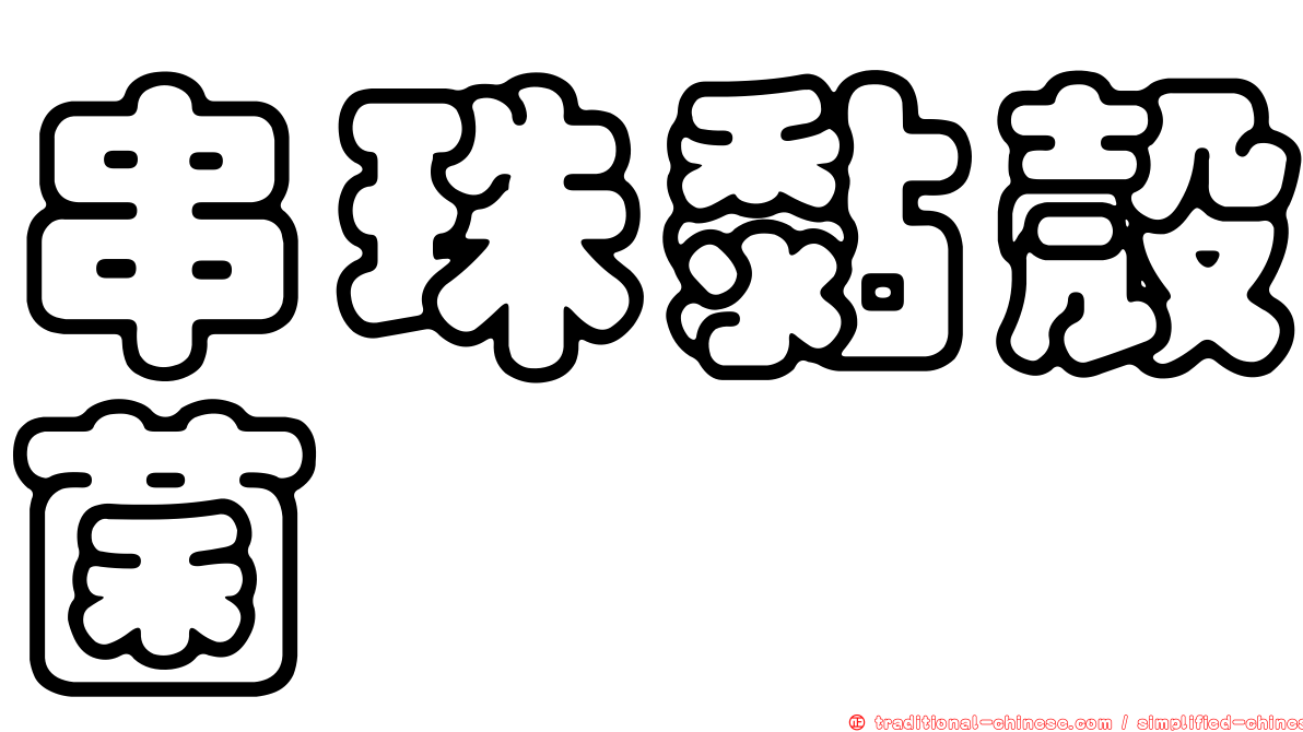串珠黏殼菌