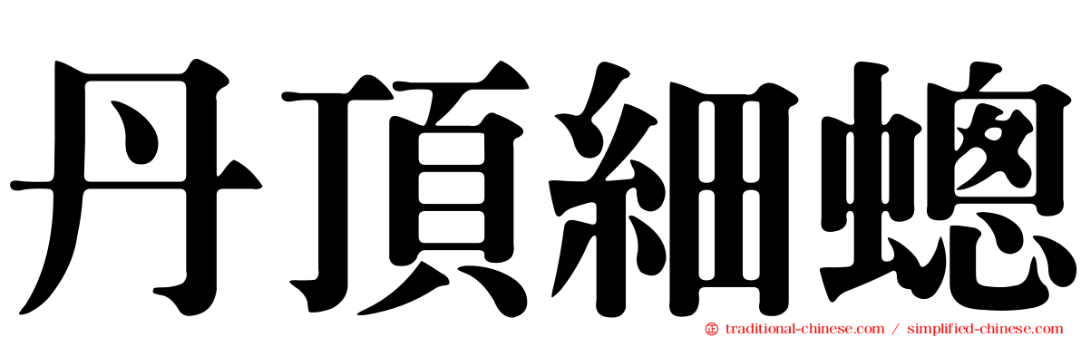 丹頂細蟌