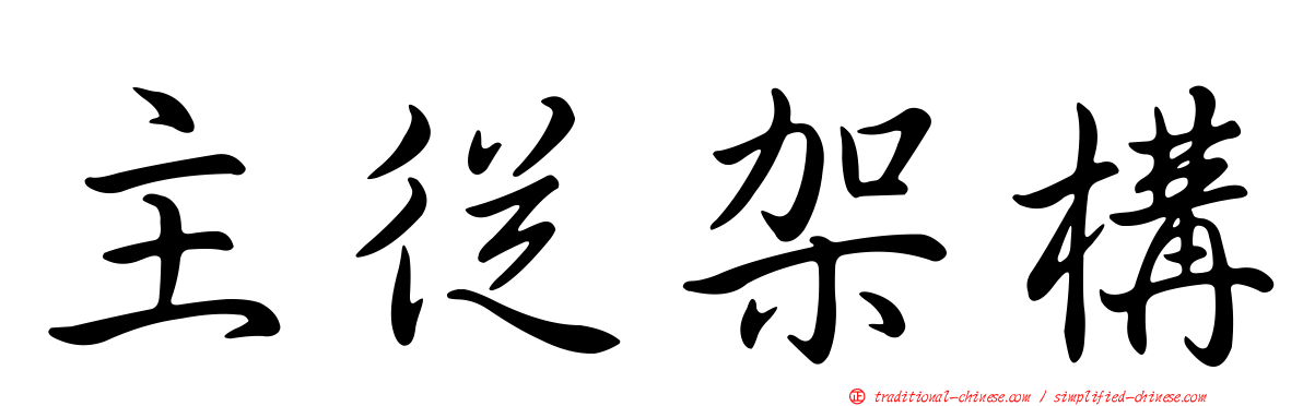 主從架構
