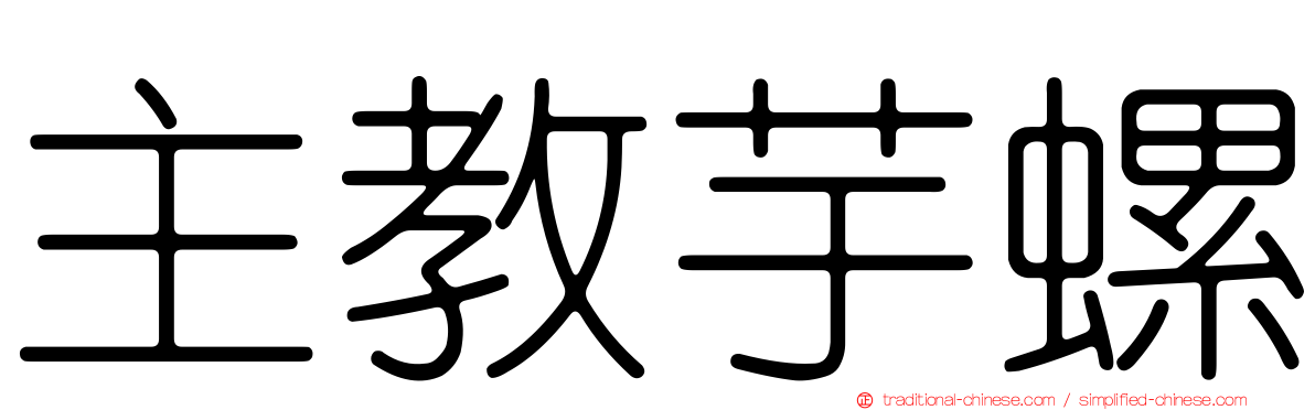 主教芋螺