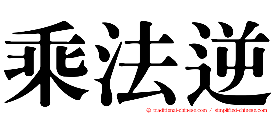 乘法逆