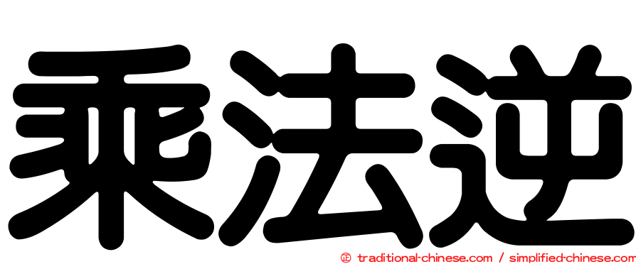 乘法逆