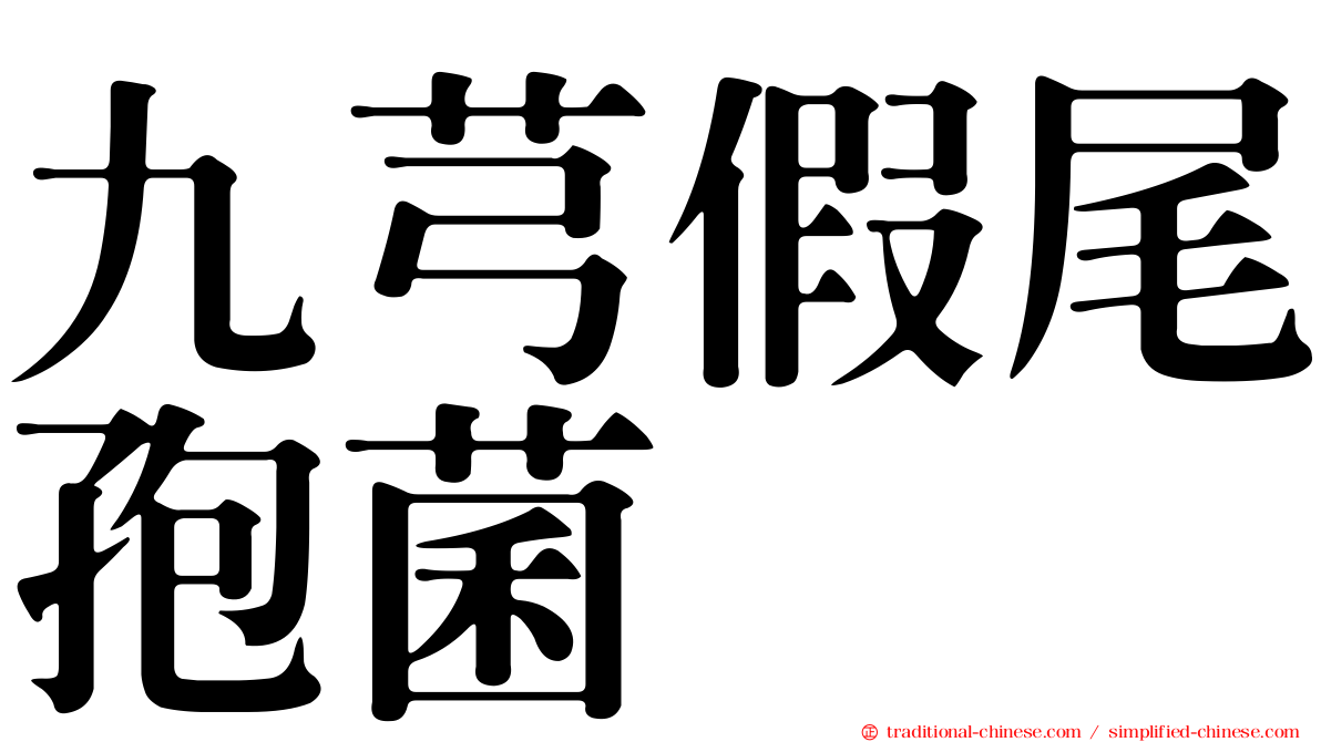 九芎假尾孢菌
