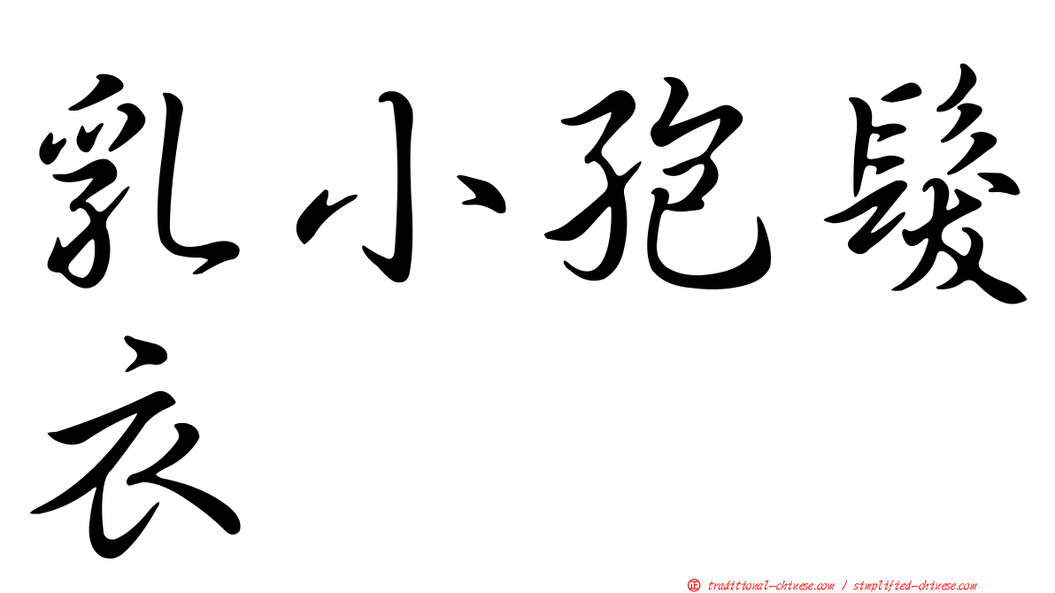 乳小孢髮衣